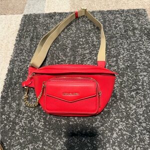 Michael Kors Vibrant Red Crossbody Bag